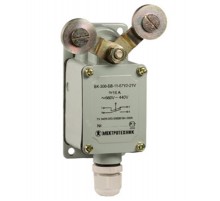 ВК-300-БВ-11-67У2-21, V-образный рычаг с роликом на каждом плече, cамовозврат, ступень 2- 51мм, IP67, выключатель концевой  ET511646  Электротехник