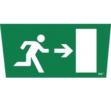 Пиктограмма (наклейка) "Выход/стрелка направо" ССА 5043  LPC10-1-31-28-VNAPR  IEK