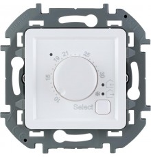 Inspiria Белый Термостат для тёплых полов с внешним датчиком без рамки  673810  Legrand