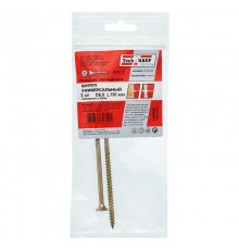 Саморез ШУж 6,0х130 пот. гол. (2 шт) - пакет ( 0,033 кг)  102526  Tech-KREP