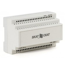 SKAT-12-6,0 DIN источник питания 12В 6А пластиковый корпус под DIN рейку 35 мм  586  Бастион