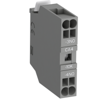 Блок контактный CA4-10K (1НО) фронтальный с втычными клеммами для контакторов AF09K-AF38K и реле NF22EK-NF40EK  1SBN010160R1010  ABB