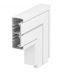 Плоский угол нерегулируемый для кабельного короба Rapid 45-2 (алюминий) (GA-FS53130RW)  6112530  OBO Bettermann