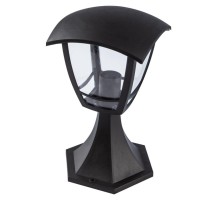 Светильник садово-парковый   ДТУ 07-8-001 Валенсия черный 4 гранный напольный IP44 светодиодный 8Вт 3000K   Б0064260  ЭРА