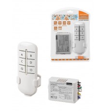 Комплект для беспроводного управления освещением "Народный" ПУ3-МK-Н-4 (4 канала) "Уютный дом"  SQ1508-0115  TDM