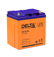 Акумуляторная батарея UPS серии HR 12-26 12В/26Ач  HR 12-26  DELTA