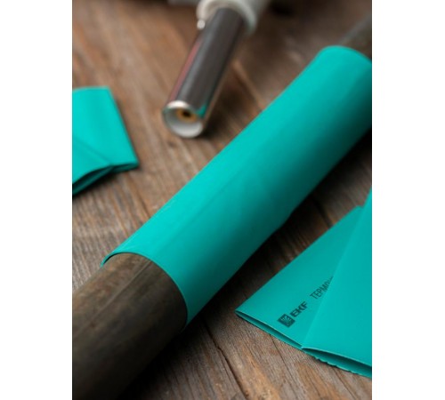 Термоусаживаемая трубка ТУТ нг 30/15 зелёная EKF PROxima  tut-30-j  EKF