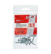 Саморез ШУц 5,0х25 пот. гол. (14 шт) - пакет ( 0,033 кг)  102444  Tech-KREP