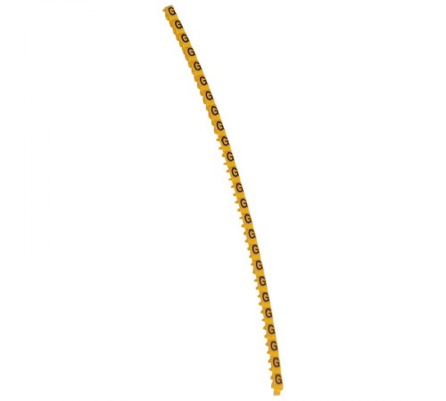 Маркер CAB 3 - для кабеля 4-6 мм - заглавная буква G  038366  Legrand