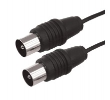 ВЧ кабель ТВ штекер - ТВ штекер, длина 7 метров, черный  17-5025  REXANT