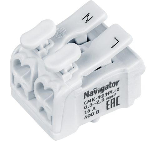 Клеммы монтажные 61 690 NTC-CMK-923PL-2-50 (50 шт/упак) 61690 Navigator