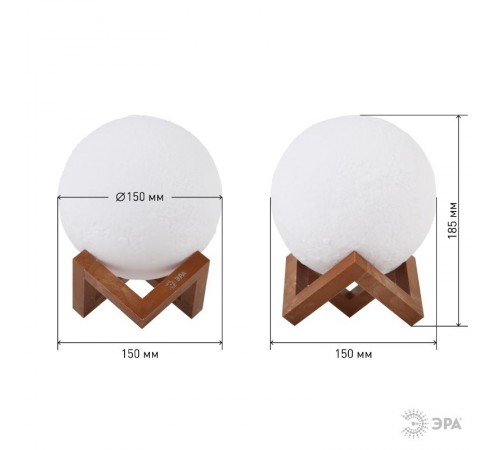 Светильник настольный NLED-491-1W-W белый  Б0043093  ЭРА