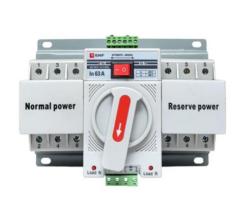 Устройство АВР МСB 63А (C) 3Р 400В PROxima  ats-mcb-63c-3p-pro  EKF