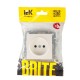 BRITE Розетка без заземления со шторками 10А РСш10-2-БрЖ жемчуг  BR-R13-10-K36  IEK