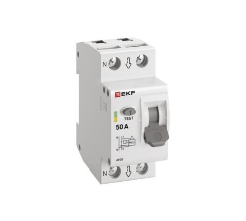 Устройство защиты от дугового пробоя (УЗДП) 2P 50А EKF PROxima  afdd-2-50-pro  EKF
