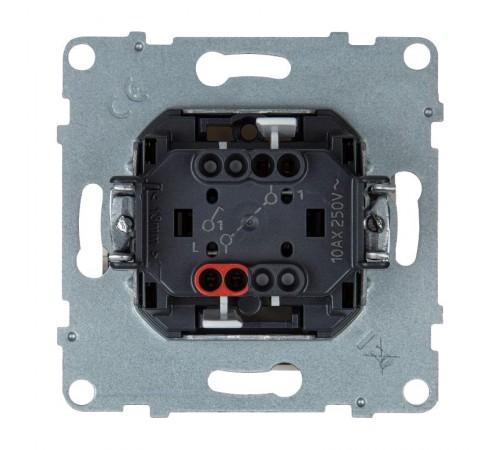 SUNO Выключатель 10АХ 250В. Безвинтовые зажимы. Цвет "Слоновая кость"  721201  Legrand