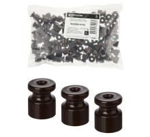 Изолятор пластиковый коричневый (100 шт)  SQ2804-0102  TDM