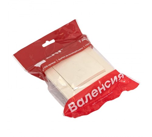 Валенсия выключатель 1-кл. 10А кремовый перекрестный   EWV10-221-20 EKF