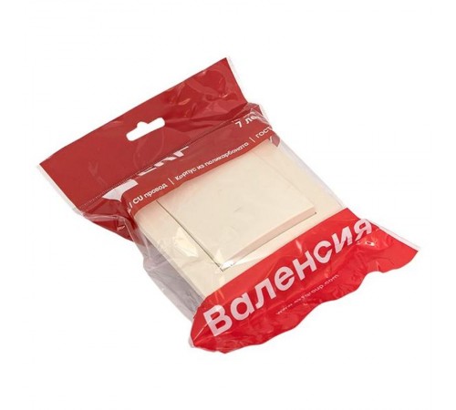 Валенсия выключатель 1-кл. 10А кремовый перекрестный   EWV10-221-20 EKF