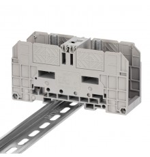 Клемма проходная, болтовой зажим, 2 точки подключения,  120 кв.мм, серая  FER-120  DKC