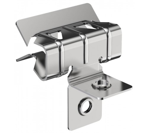 Зажим балочный верт. 1-5мм с отгибом и резьбой М8 HDZ   CME21-BZOR-08-HDZ  IEK