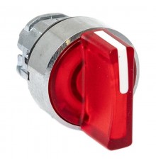 Механизм исполнительный переключателя ХB4 красный на 3 положения возвратный без фиксации, с подсветкой с короткой ручк IP65  XB4BD3L-R-65  EKF