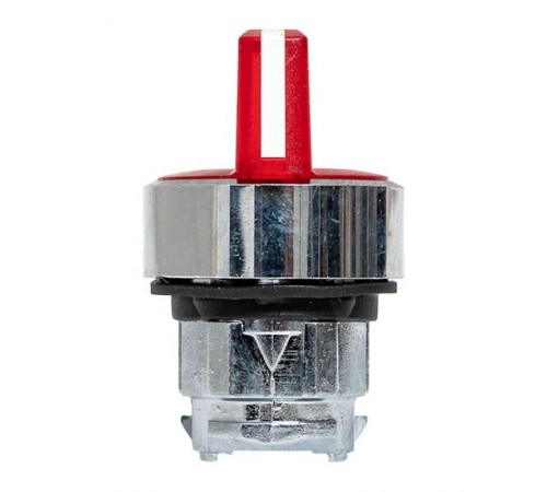 Механизм исполнительный переключателя ХB4 красный на 3 положения возвратный без фиксации, с подсветкой с короткой ручк IP65  XB4BD3L-R-65  EKF