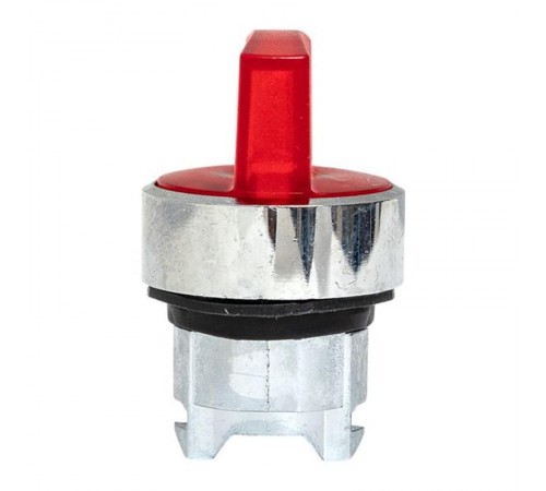 Механизм исполнительный переключателя ХB4 красный на 3 положения возвратный без фиксации, с подсветкой с короткой ручк IP65  XB4BD3L-R-65  EKF