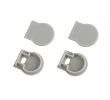 Набор заглушек  1520-3 для профиля  1520 2шт глухие 2шт с отверстием   Б0062799  ЭРА