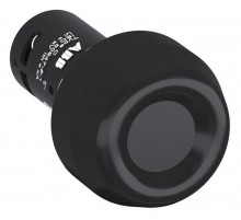 Кнопка усиленная CP6-10B-11 черная 1НО+1НЗ с резиновым колпачком IP69K  1SFA619105R1076  ABB