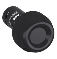 Кнопка усиленная CP6-10B-11 черная 1НО+1НЗ с резиновым колпачком IP69K  1SFA619105R1076  ABB