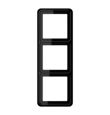 Рамка для вертикальной и горизонтальной установки, 3 поста; дюропласт; черный; CD500  CD583SW  Jung