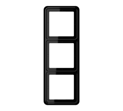 Рамка для вертикальной и горизонтальной установки, 3 поста; дюропласт; черный; CD500  CD583SW  Jung