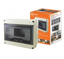 Бокс пластиковый навесной ЩРН-П-8 модулей IP65  SQ0908-0002  TDM