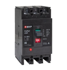 Выключатель автоматический LS63 15кА 3P 40А ProPact  mccb-63-15-3-40-ls  EKF