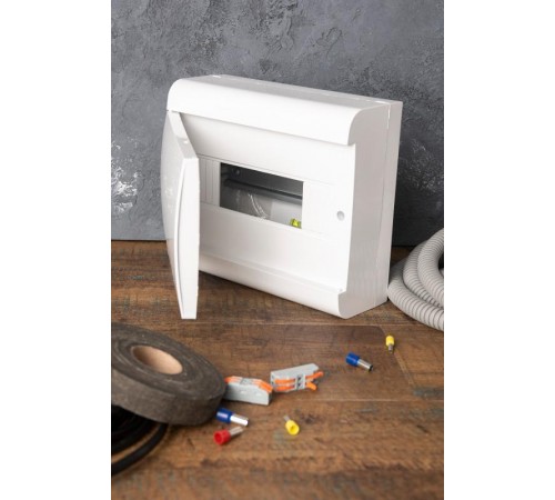 Щит распределительный навесеной ЩРН-П-10 "SlimBox" белая дверца IP41 PROxima  sb-n-10w  EKF