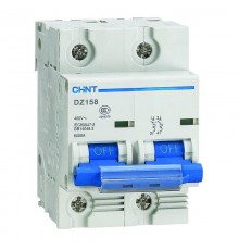 Выключатель автоматический двухполюсный DZ158-125H 2P 100A 10kA х-ка (8-12In) (R)  158090  CHINT