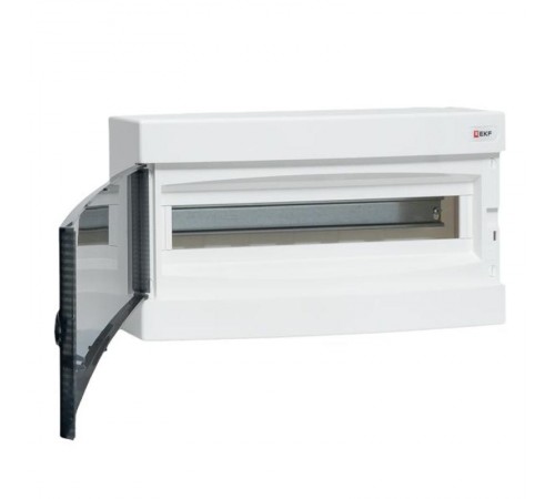 Щит распределительный навесной "Unix" прозрачная дверь 1х24 модулей IP41 EKF PROxima  ux-1x24-n  EKF