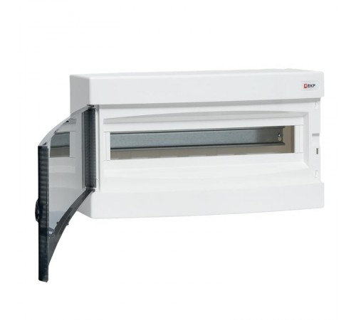 Щит распределительный навесной "Unix" прозрачная дверь 1х24 модулей IP41 EKF PROxima  ux-1x24-n  EKF