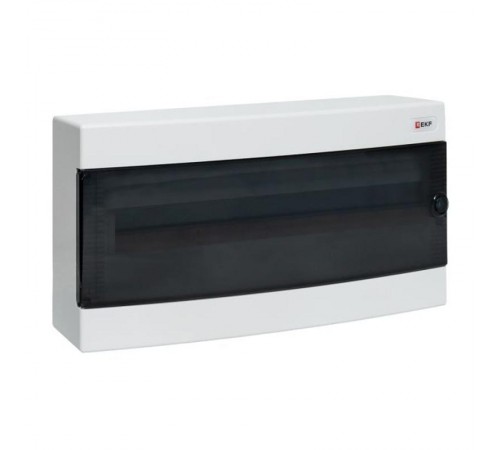 Щит распределительный навесной "Unix" прозрачная дверь 1х24 модулей IP41 EKF PROxima  ux-1x24-n  EKF