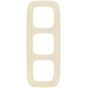 Valena ALLURE Слоновая кость Рамка 3-ая  754313  Legrand