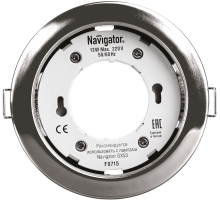 Светильник точечный встраиваемый NGX NGX-R1-003-GX53-PACK10(Хром)  14141  Navigator