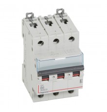 Выключатель автоматический трехполюсный DX3 6000 6А B 10кА  407558  Legrand