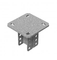 Потолочное крепление двойное для средних нагрузок 30х50 мм, толщ. 3,0 мм, гальван. цинк, 854934  ПКД3-3,0-ЭЦ   Ostec