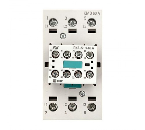 Комплект КМЭ 60А 230В АС с дополнительными контактами 2НО+2НЗ EKF AVERES  ctr-s-60-00-230-av-22  EKF