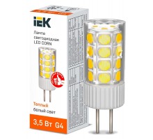 Лампа светодиодная CORN капсула 3,5Вт 230В 3000К керамика G4   LLE-CORN-4-230-30-G4  IEK