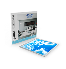 Светильник светодиодный потолочный  40W 1300lm 6500K IP20 595*595мм небо LED 1/4  846511340  Gauss