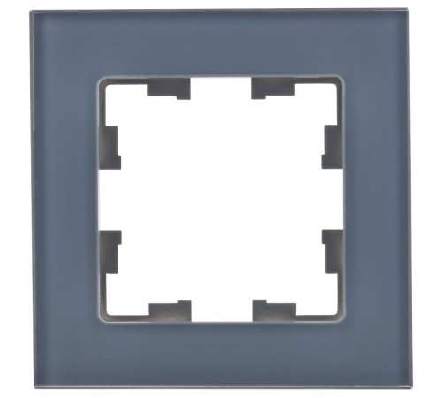 BRITE Рамка 1-ая РУ-1-2-Бр стекло маренго матовый  BR-M12-G-31-K35  IEK