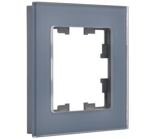 BRITE Рамка 1-ая РУ-1-2-Бр стекло маренго матовый  BR-M12-G-31-K35  IEK