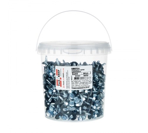 Саморез КР ZP св. 5,5х19 (300 шт) - ведро ( 1,728 кг)  104750  Tech-KREP